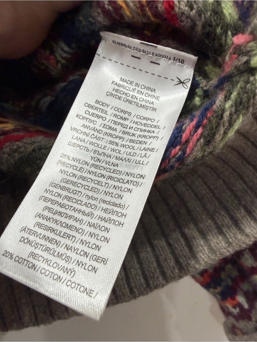Lauren Ralph Lauren Black Label Multicolor Fair Isle Crewneck Sweater - Picture 4 of 5